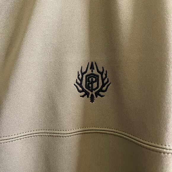 Born Primitive Outdoor Hoodie Jacket Green Full Zip Performance Mens M Logo - Picture 13 of 14